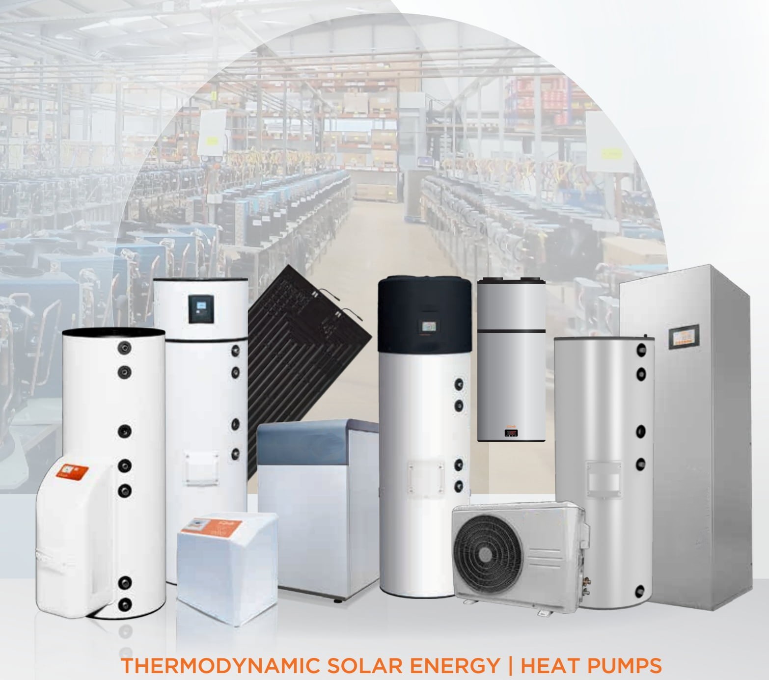 iHOT Solar-Assisted-Heat-Pumps with Solar thermal-panels for HOT Water production