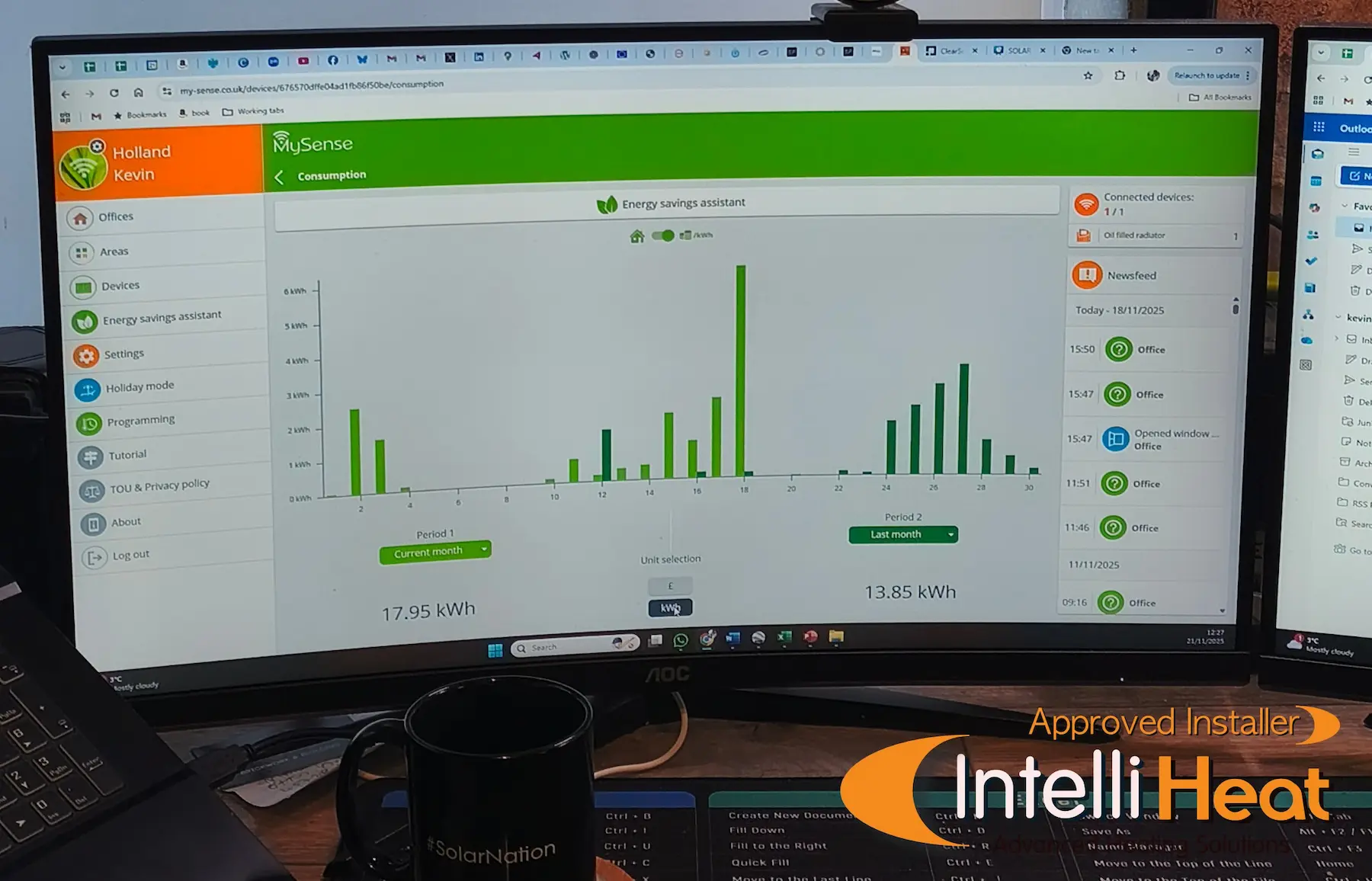 Intelli Heat Internet of Things Heating Management system Application